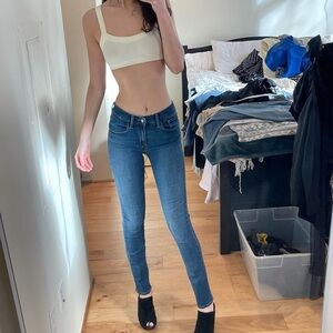 Levi's Blue Skinny Jeans for Women
